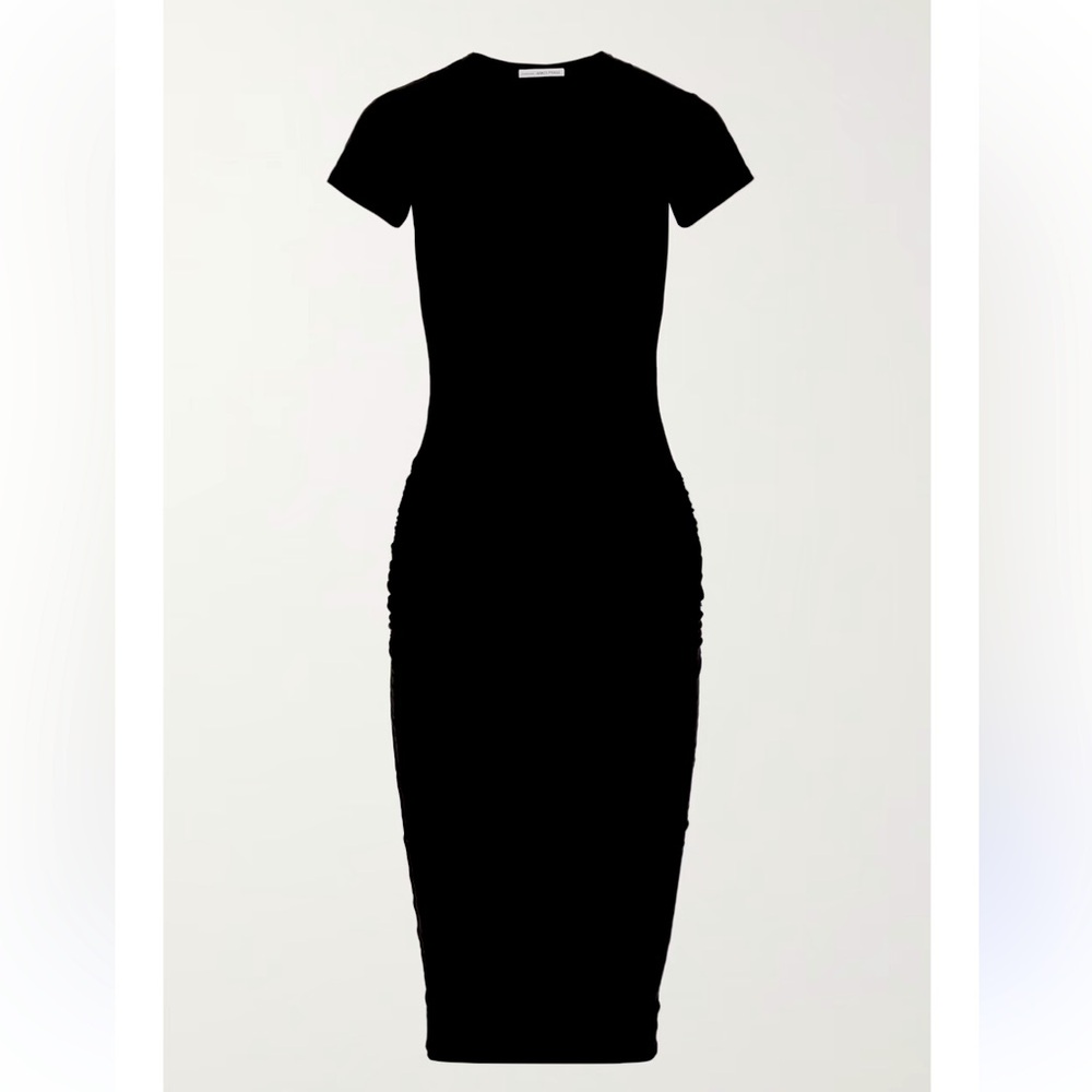 James Perse Standard Scoop Neck Cotton Stretch Bodycon Dress, Size 2